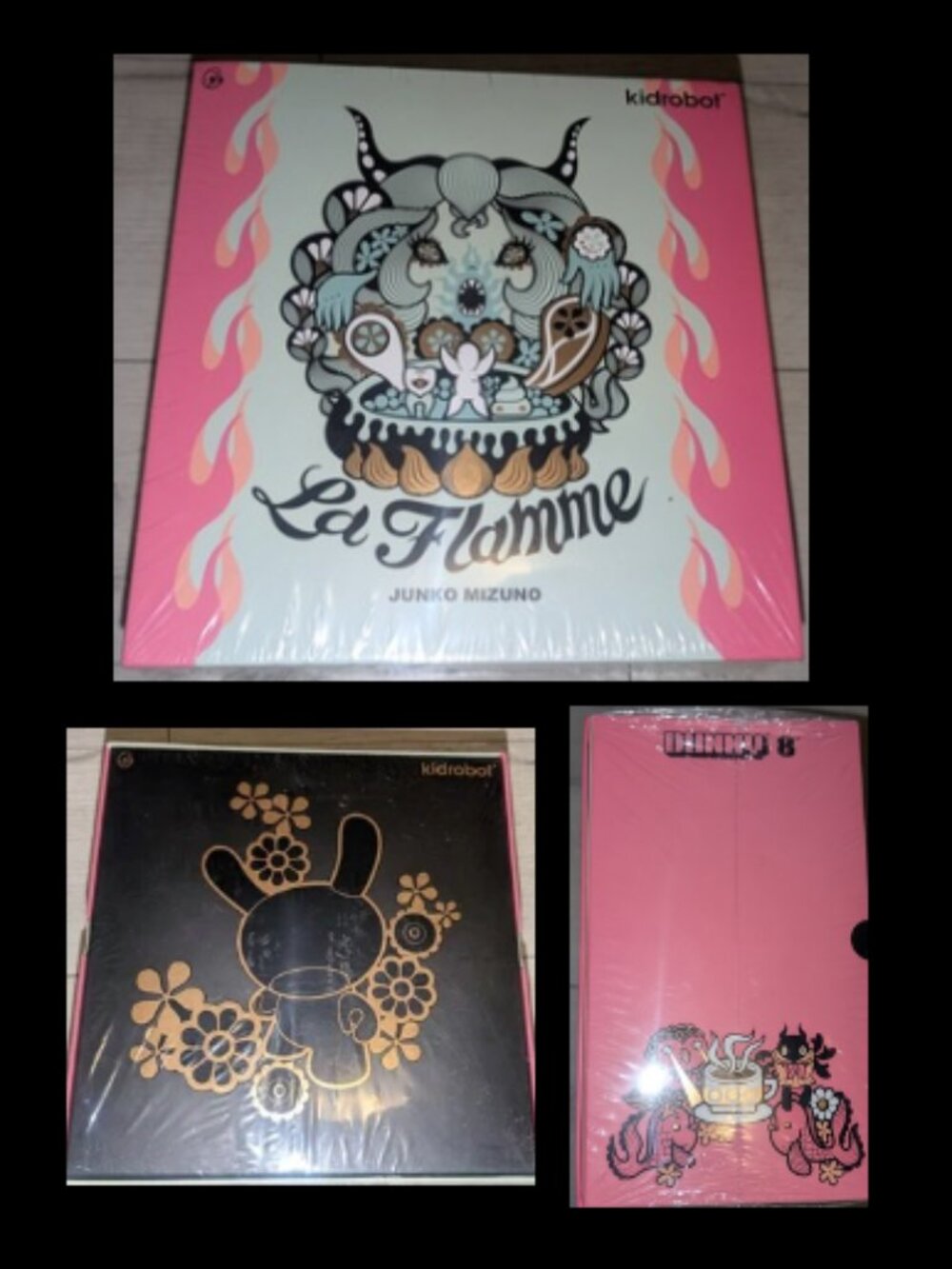 NEW LA FLAMME 8" DUNNY BY JUNKO MIZUNO KIDROBOT DCON 2019 EXCLUSIVE ICE EDITION